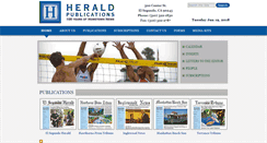 Desktop Screenshot of heraldpublications.com